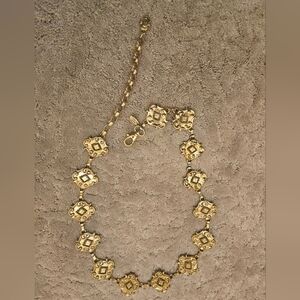 Heavy Vintage Goldtone Chain Link Belt EUC